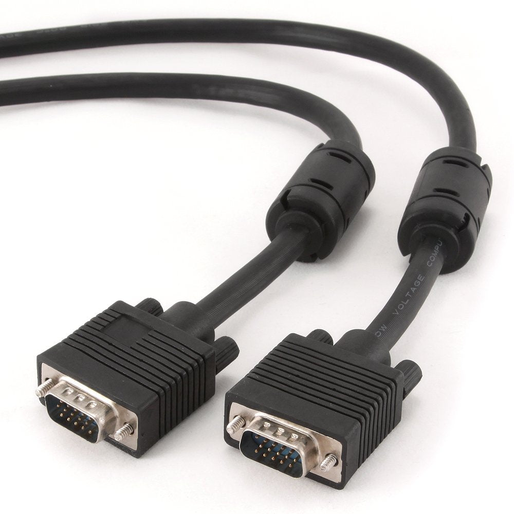 Gembird Cable  Vga D-Sub  M/M 2 Ferritas 1.80m Negro Cc-Ppvga-6b