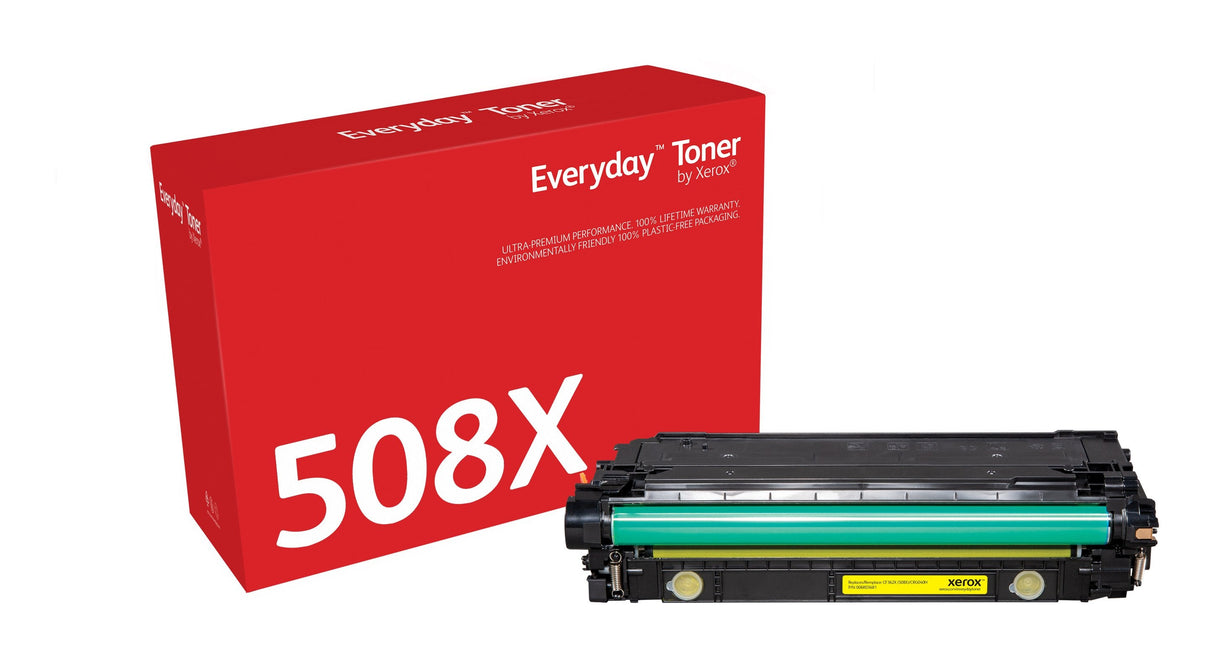 High Yield Yellow Toner        Supl Cartridge Like Hp 508x For