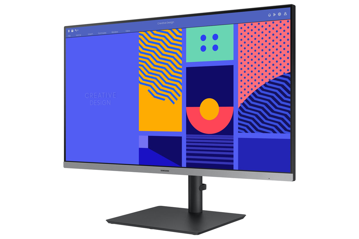 Monitor Samsung S27c432 27" 16:9 1920x1080 Ips 4ms Has Swivel Pivot Analog Hdmi Dp Usb Hub Vesa Dp+Hdmi Cable In The Box