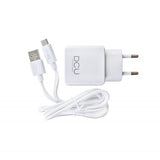 Dcu Cargador Blanco Pared 5v 2.4a + Cable Conector Usb A Tipo C 1m