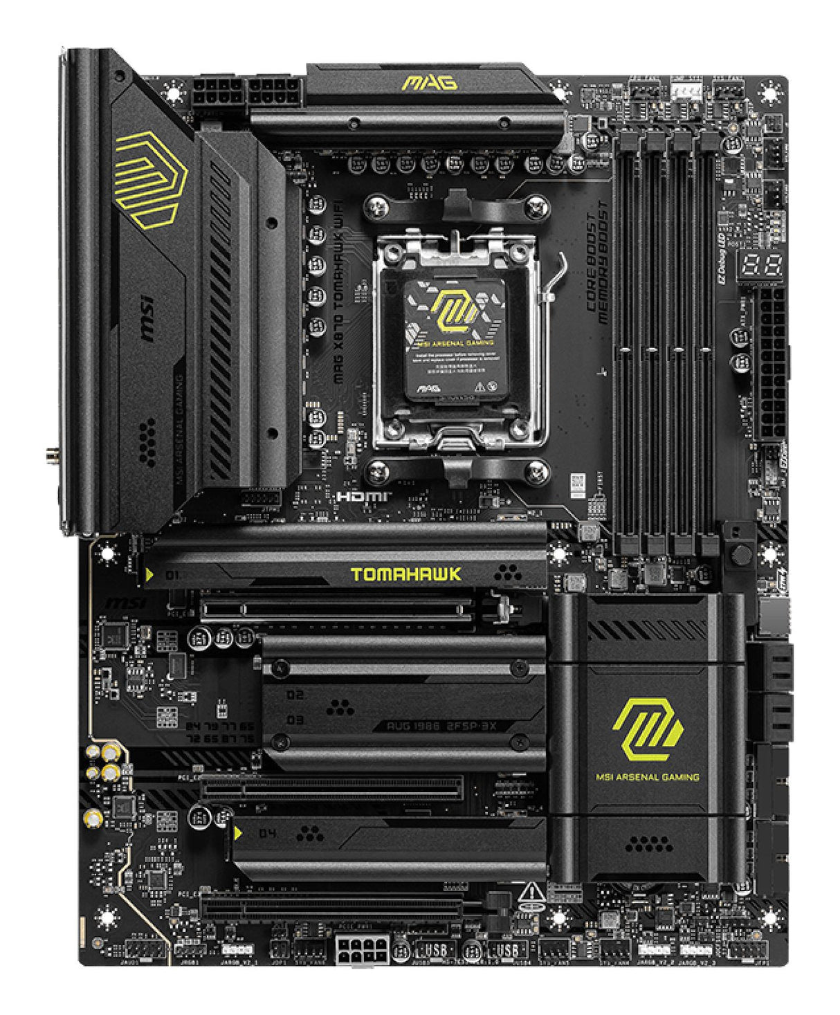 EAN 4711377254557 - MSI MAG X870 TOMAHAWK WIFI placa base AMD X870 Zócalo AM5 ATX imagen 2