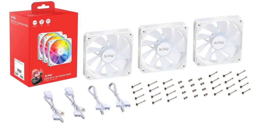 Ventilador  Pc  Xpg Ventor 120mm Blanco X3