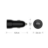 Dbramante1928 Re-Charge Adaptador De Corriente Para El Coche 18 Vatios (Usb) Negro