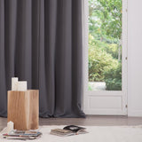 Pack 2 Unid. Cortina Ocultación Gris 135x240cm
