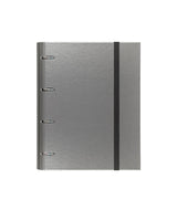 Carchivo Carpeblock Metal Carpeta Cartón Forrado Plastificado A4 Anillas Mixtas 4x35mm C/Recambio 100h 4x4 Gris