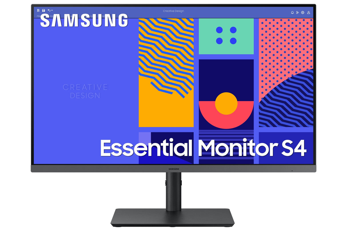 Monitor Samsung S27c432 27" 16:9 1920x1080 Ips 4ms Has Swivel Pivot Analog Hdmi Dp Usb Hub Vesa Dp+Hdmi Cable In The Box