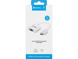 EAN 5705730508776 - Sandberg 508-77 adaptador de cable de vídeo HDMI tipo A (Estándar) VGA (D-Sub) + 3,5mm Blanco imagen 3