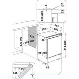 EAN 8003437054693 - Whirlpool WBUF011 nevera combi Bajo encimera 126 L imagen 5