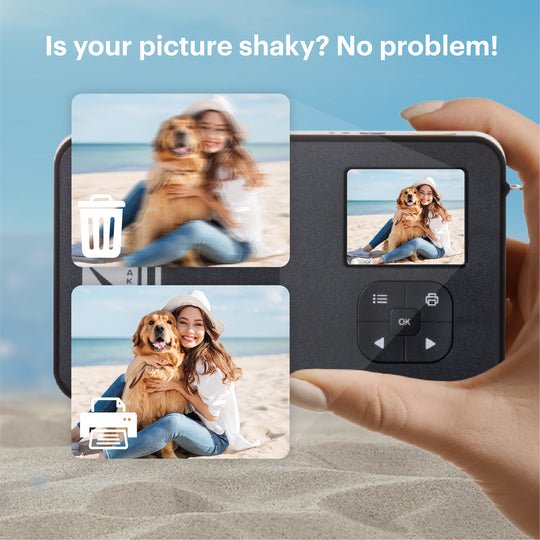 Kodak Mini Shot 2  Instant Print Camera + 8 Photos, Blanco