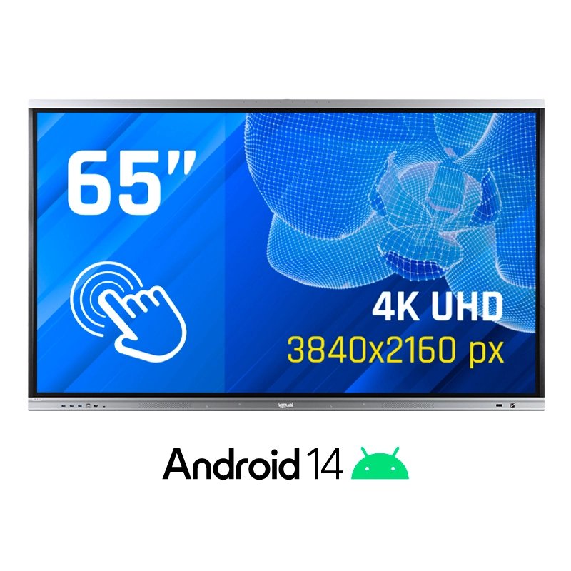 EAN 8435364318805 - iggual Orchid 65" Panel plano interactivo 165,1 cm (65") LED Wifi 400 cd / m² 4K Ultra HD Negro Pantalla  imagen 14