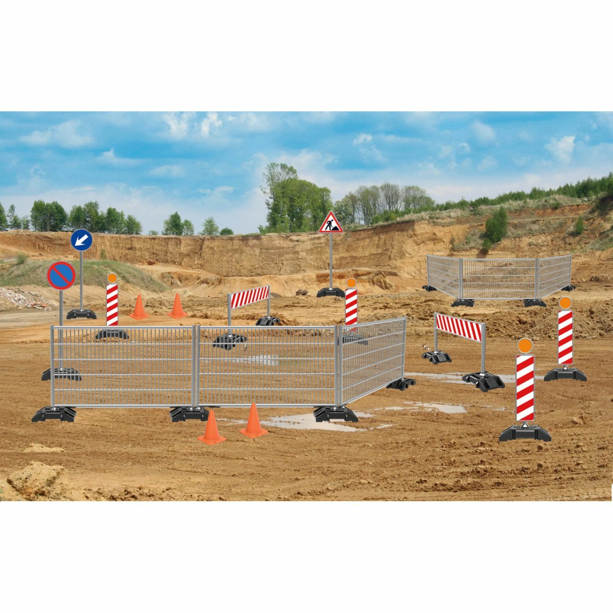 Juego Set De Obra Construcción 1:20 38 Piezas 6+