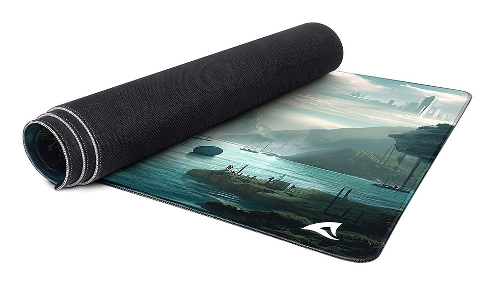 Alfombrilla De Ratón Para Juegos Sharkoon Skiller Sgp40 D6 Verde Azulado/Multicolor 4044951042531
