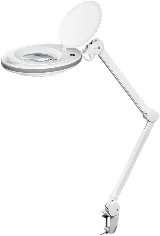 Lámpara De Aumento Con Lupa 8w 650lm 127mm Cristal 60led