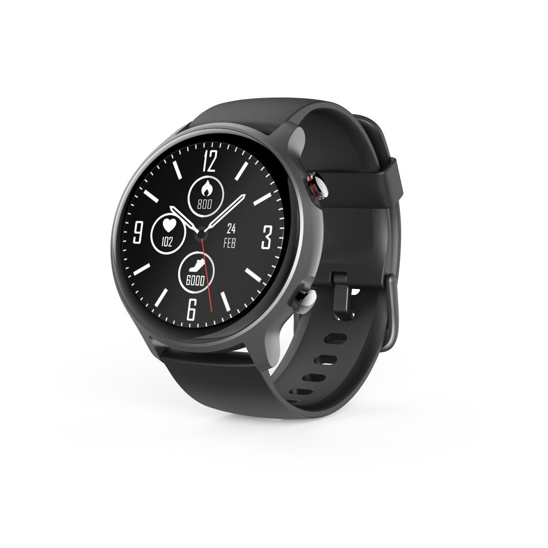 Hama Fit Watch 6910 3,25 Cm (1.28") Lcd 46 Mm Gris Gps (Satélite)