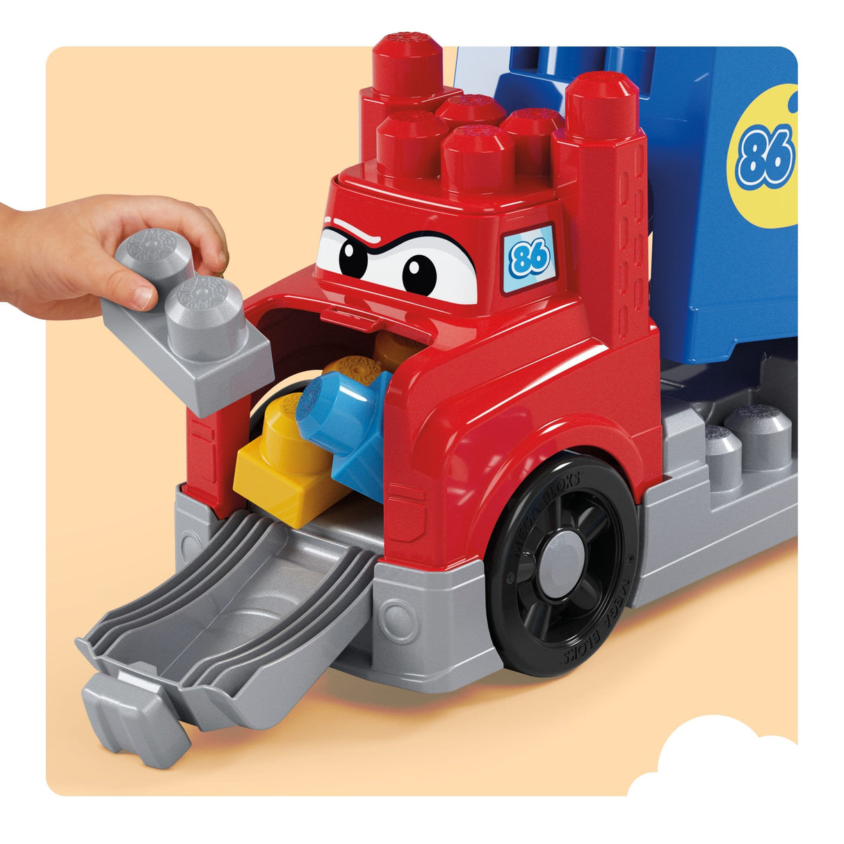 Camion De Carreras Y Construccion Mega Bloks 19pzs
