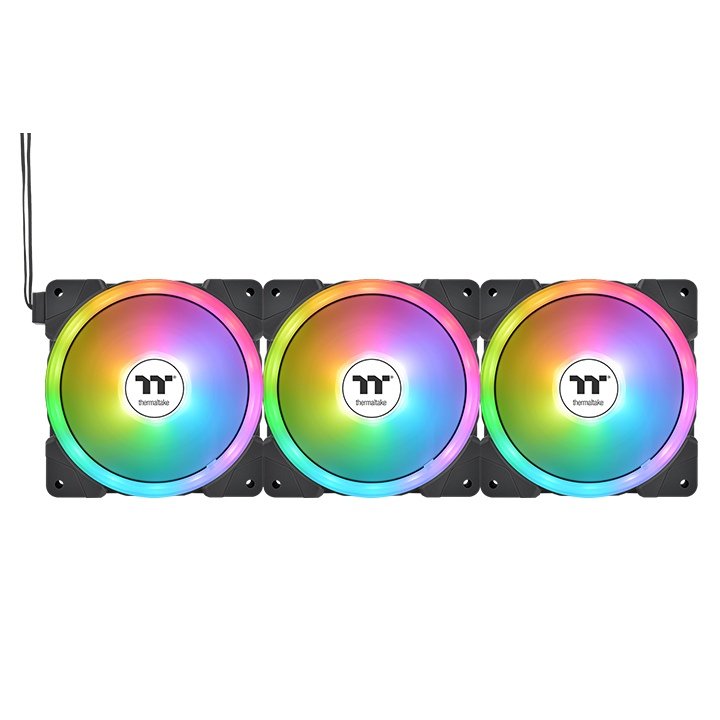 EAN 4713227539357 - Thermaltake SWAFAN EX12 ARGB Carcasa del ordenador Refrigerador de aire 12 cm Blanco 3 pieza(s) imagen 4