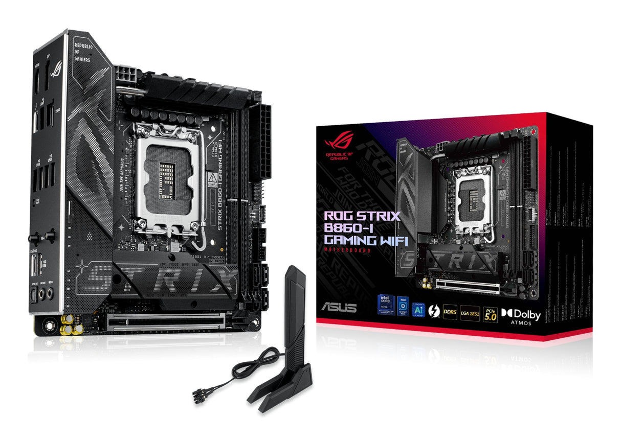 EAN 4711387815991 - ASUS ROG STRIX B860-I GAMING WIFI Intel B860 LGA 1851 (Socket V1) mini ITX imagen 1