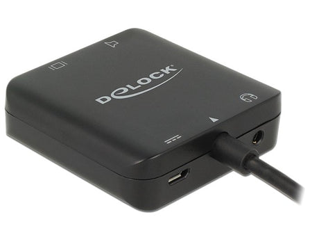 EAN 4043619627844 - DeLOCK 62784 convertidor de audio Negro imagen 2