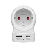Hama Reiseadapter,  Eu To Us , Usb-C (Pd), 20 W