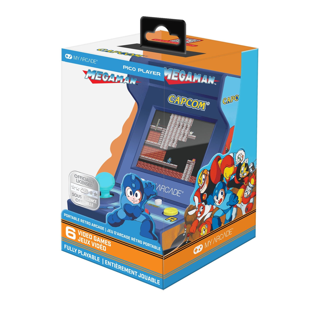 My Arcade Pico Player Megaman 3.7" 6 Games Dgunl-7011