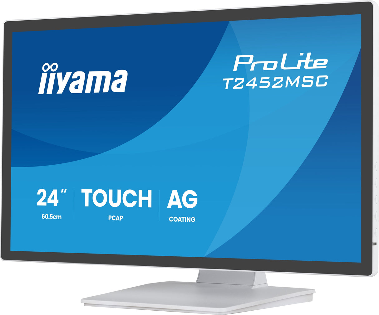 Iiyama Prolite T2452msc-W1ag Pantalla Para Pc 60,5 Cm (23.8") 1920 X 1080 Pixeles Full Hd Led Pantalla Táctil Blanco