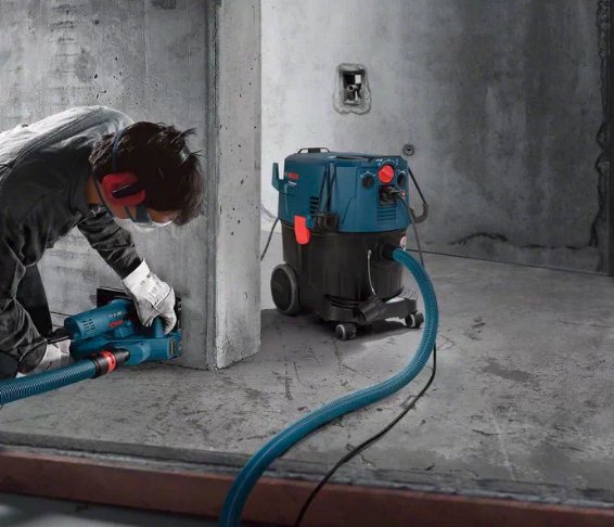 Aspirador  Bosch Professional Gas 35 H Afc En Seco/Mojado Azul/Negro 06019c3600