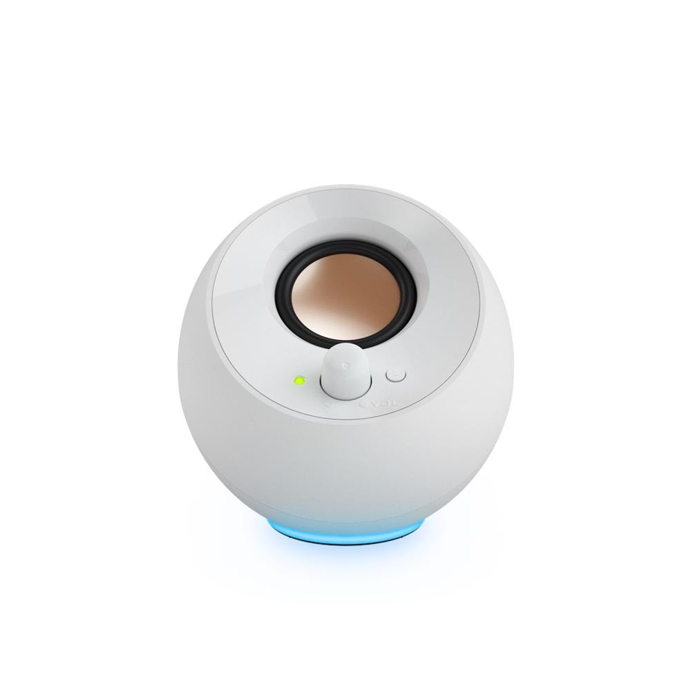 Creative Pebble Se, Altavoz De Pc White, Bluetooth 5.3, Usb-C, Klinke, Rgb 51mf1725aa001