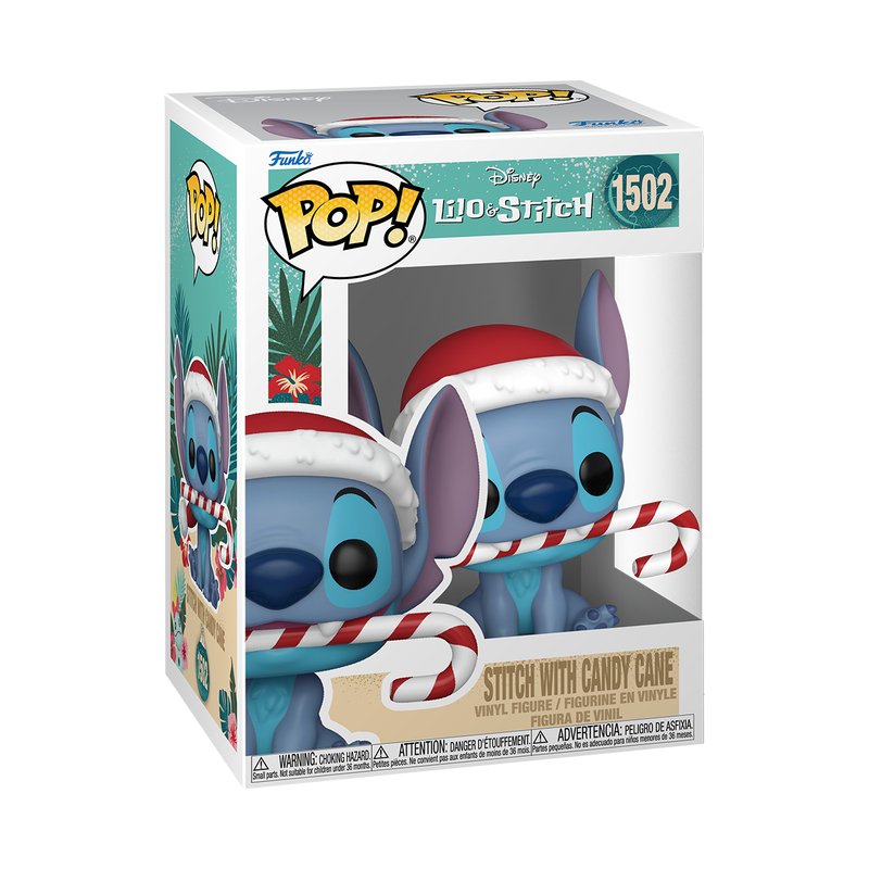 Figura Pop Disney Stitch With Candy Cane