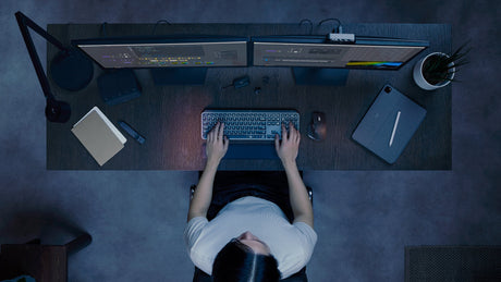 EAN 5099206112445 - Logitech 920-011614 teclado Ratón incluido Oficina RF Wireless + Bluetooth QWERTY Internacional de EE.UU. imagen 6