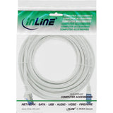 Cable De Red Inline, Cat.6a, S/Ftp, Tpe Flexible, Blanco, 7,5 M