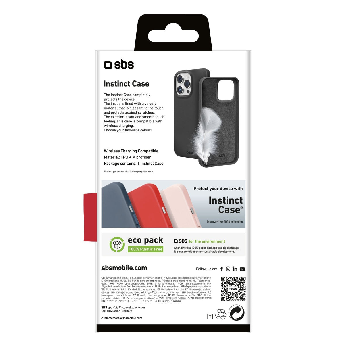 Sbs Teinstip1561pk Funda Para Iphone 15 Pro (6.1") Negro