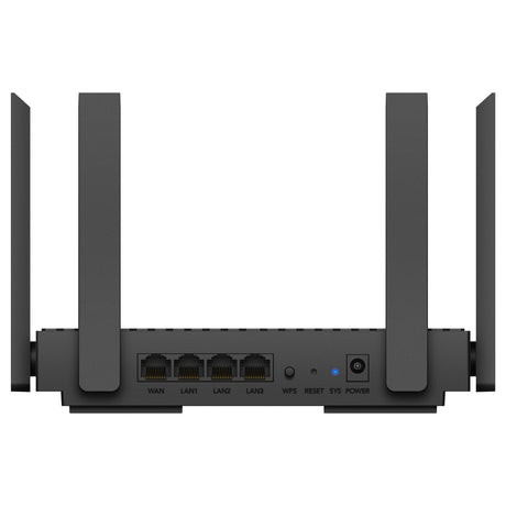 EAN 6971690793159 - Cudy WR1500 router inalámbrico Gigabit Ethernet Doble banda (2,4 GHz / 5 GHz) Negro imagen 4