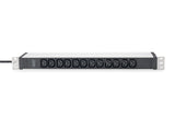 Digitus Pdu 1u   12xc13 230v/16a Negro