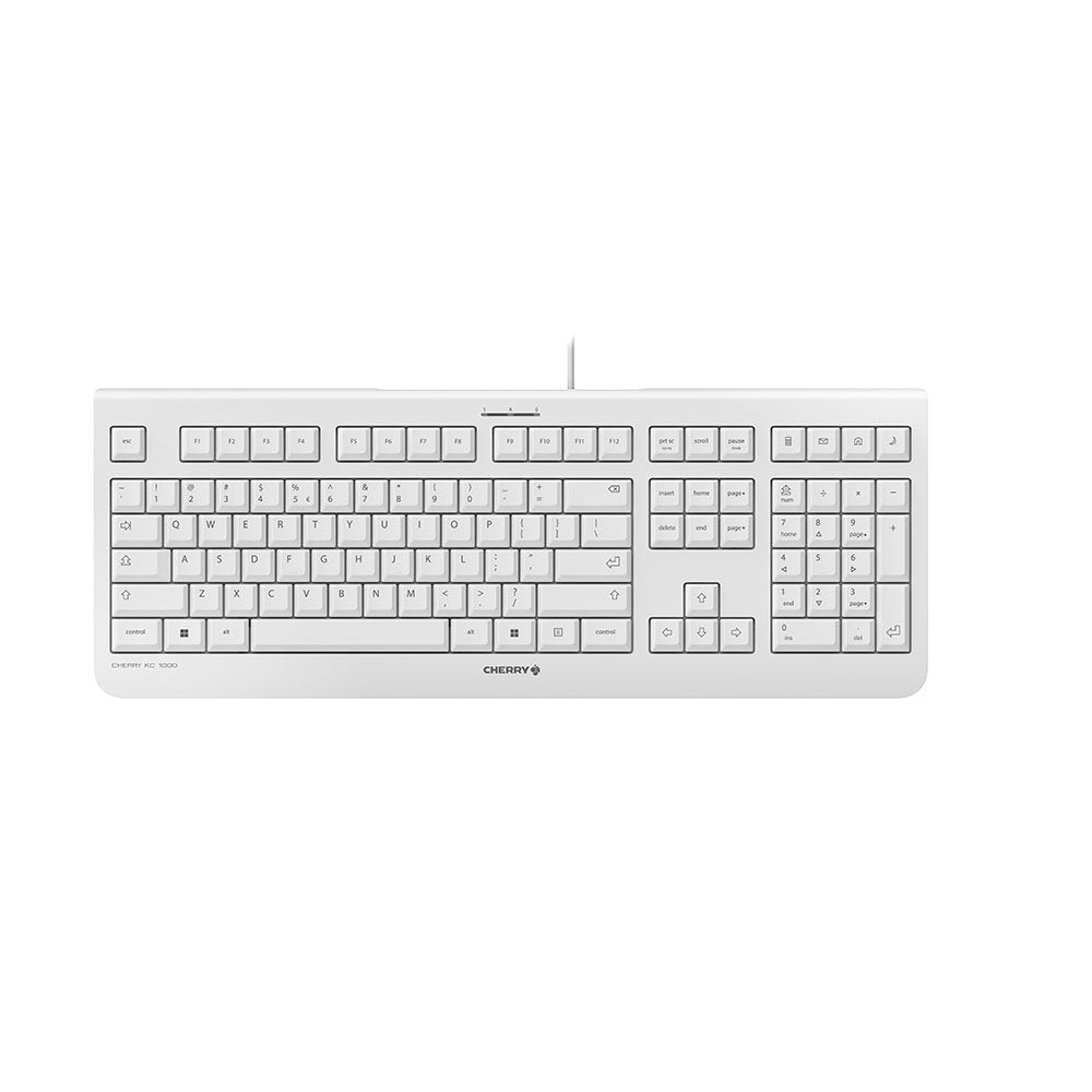 Cherry Kc 1000 Teclado Usb Qwerty Inglés De Ee. Uu. Gris