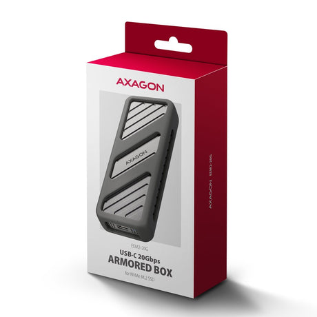 EAN 8595247908483 - Axagon EEM2-20G NVMe-SSD-Gehäuse USB-C 3.2 20 Gbps 2230 - 2280 - schwarz Caja externa para unidad de esta imagen 24