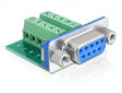 EAN 4043619652686 - DeLOCK 65268 cambiador de género para cable Sub-D 9 pin Terminal block 10 pin Verde imagen 1