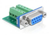 Delock Adaptador Sub-D 9 Pin Hembra > Terminalblock 10 Pin