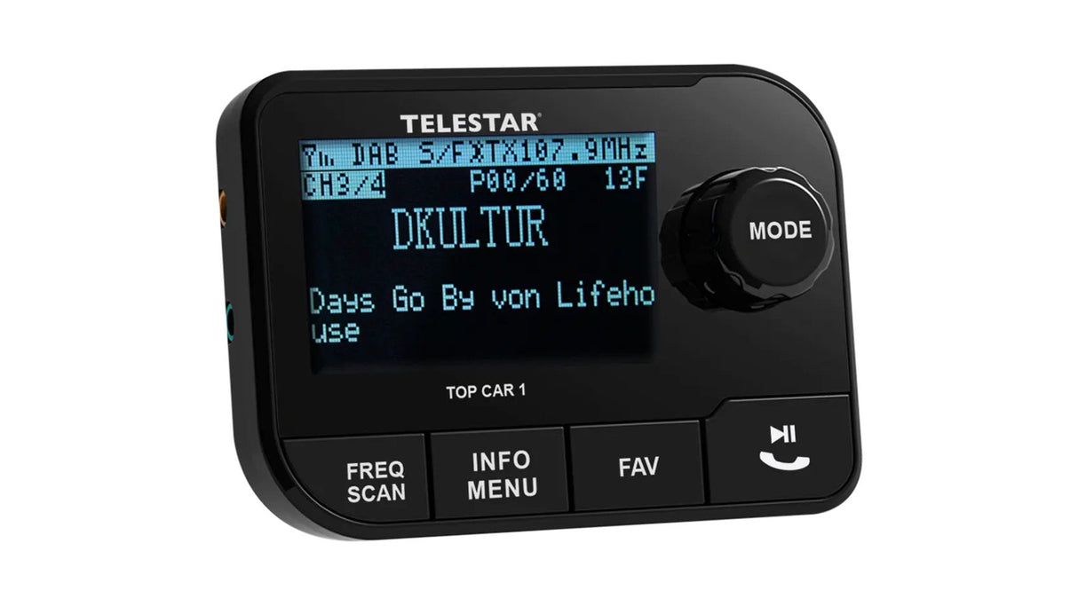 Radio Coche Telestar 5100001  Digital Negro