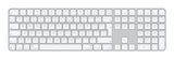 EAN 195949655005 - Apple Magic teclado Universal USB + Bluetooth QWERTY Portugués Blanco imagen 1