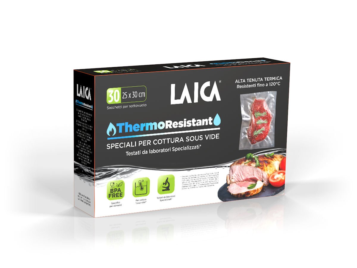 Pack De 30 Bolsas Thermo Resistant Laica Tr1000 Para Cocción Sous Vide