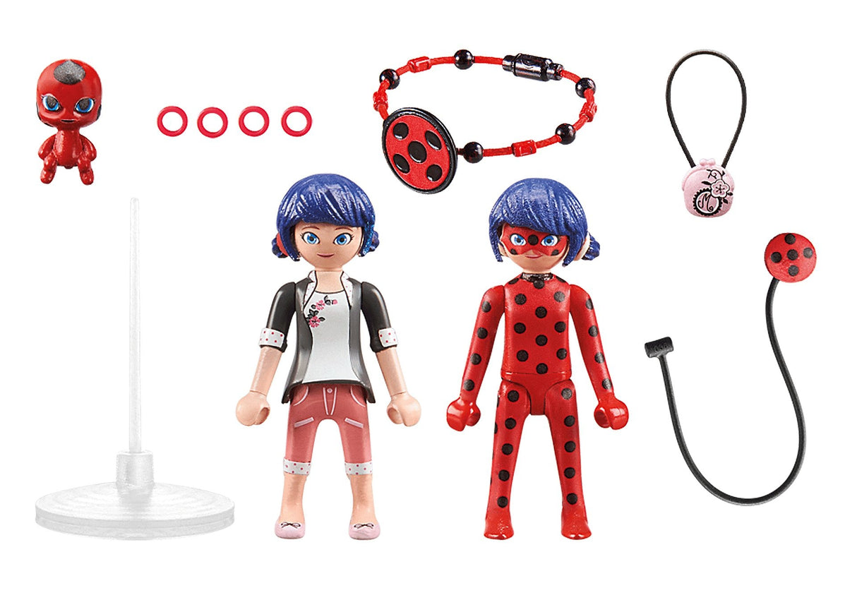 Playmobil 71336 Miraculous: Marinette & Ladybug, Juguete De Construcción 71336
