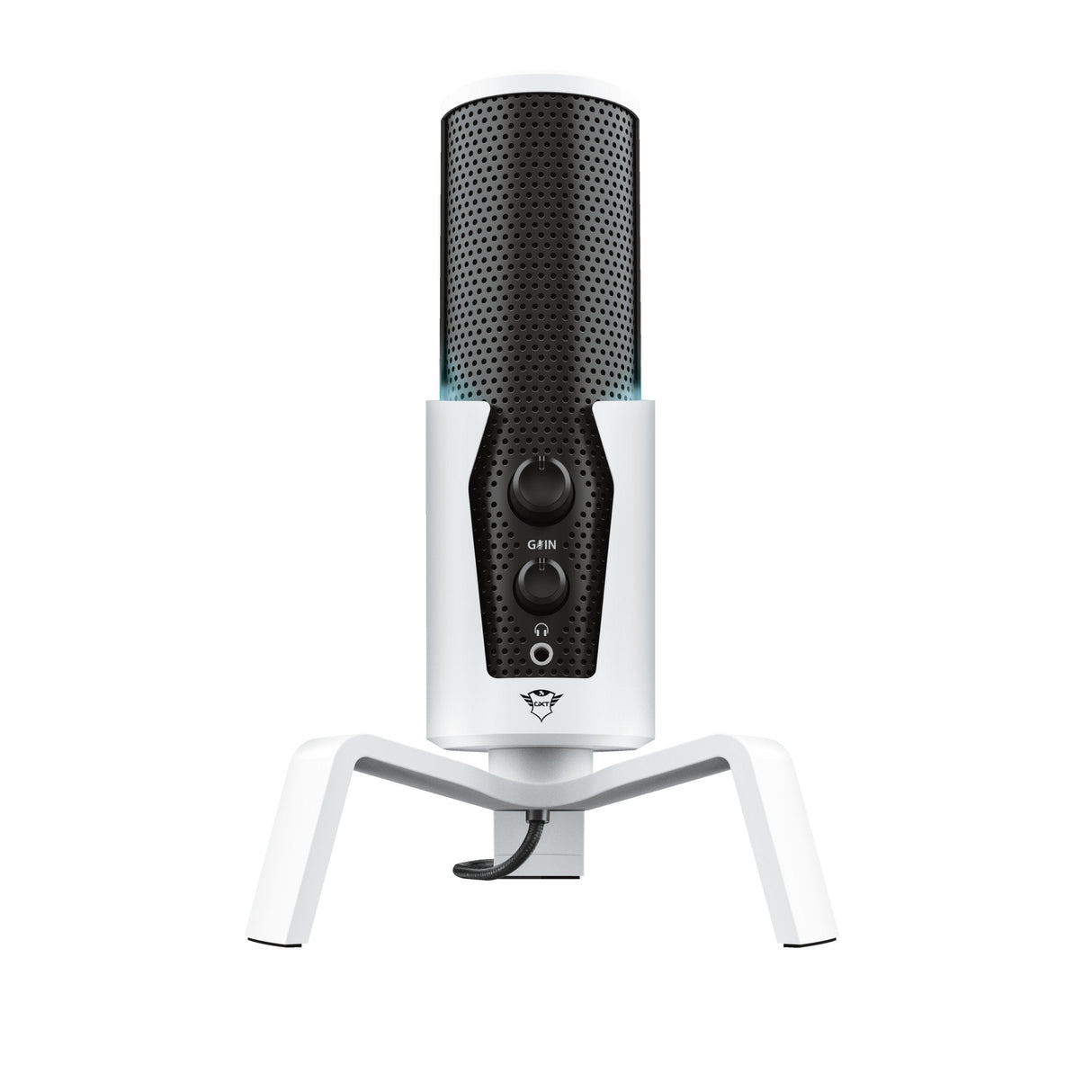 Microfono Trust Gxt 258w Fyru Usb 4 In 1- Patron Cardioide/Bidireccional/Estereo/Omnidireccional - Latencia Cero - Iluminacion Led 5 Colores   24257