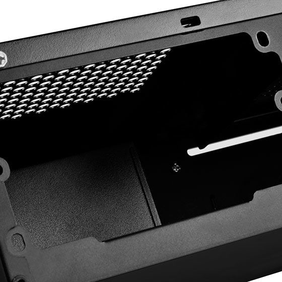 Caja Pc Silverstone Sst-Ml06b-E Silent Milo Slim Htpc Mini-Itx, Negro