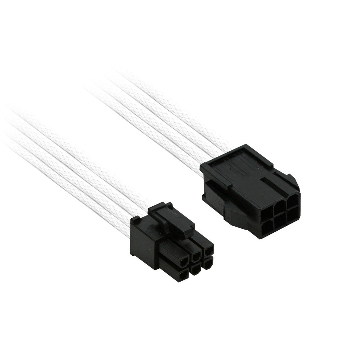 Cable De Extensión Nanoxia 6pin Pci-E, 30 Cm, Blanco