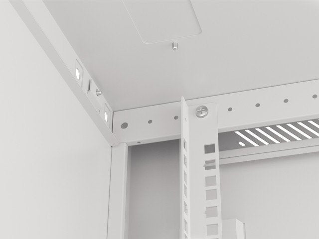 Armario Rack 19 Montaje Pared 15u / 600x600 Autoarmas (Paquete Plano) Gris Lanberg