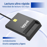 EAN 8435364316740 - iggual IGG316740 lector de tarjeta magnética imagen 4
