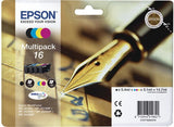 Epson Tinta Original T1636 Pack Color Y Black Para Workforce Wf-2010w/2510wf/ 2520wf/2530w