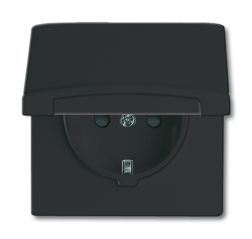Busch Jaeger 20 Eugkb-35-101 Steckdose Klappdeckel Allwetter Wassergesch.Ip44 Anthrazit