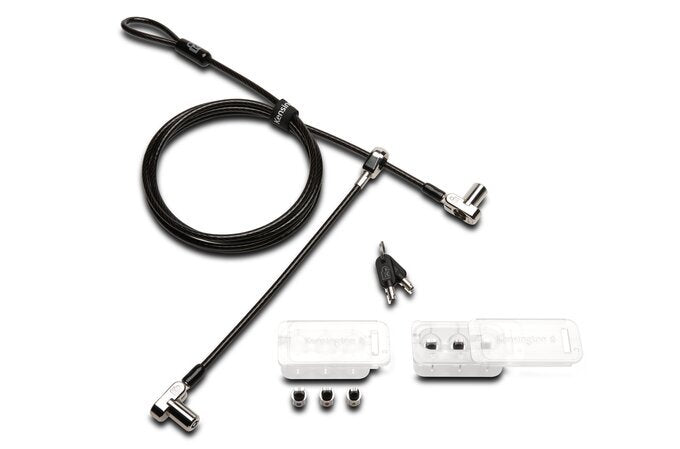 Kensington Candado Con Cable Y Llave 3 En 1 Universal Con Dos Cabezales