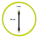 Mobile Origin Compact Cable Usb-C To Usb-C Black 10cm